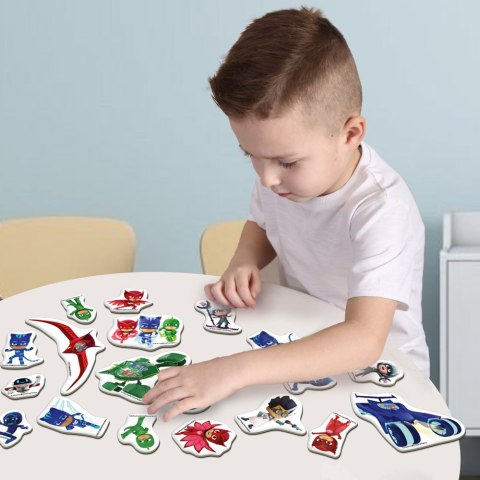 LEAN Toys Zestaw Magnesów Pidżamersi Pjmasks ME 5031-32