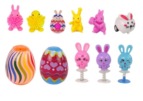 LEAN Toys Zestaw Zabawek Wielkanocnych Fidget Toys Antystresowe 18 Elementów