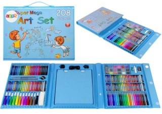 LEAN Zestaw Artystyczny Do Malowania XXL Walizka 208 elementów