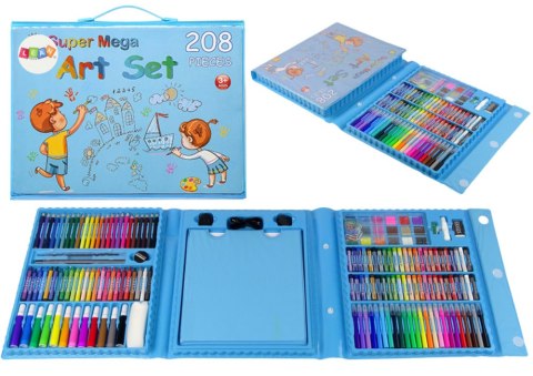 LEAN Zestaw Artystyczny Do Malowania XXL Walizka 208 elementów