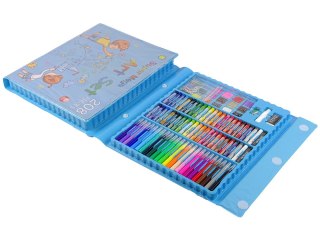 LEAN Zestaw Artystyczny Do Malowania XXL Walizka 208 elementów