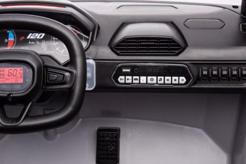 LEAN CARS Pojazd na akumulator JS3168 Szary