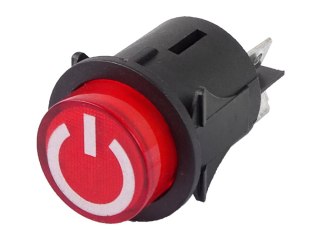 LEAN CARS Przycisk Włącznik on/off Do Auta na Akumulator 4 pin