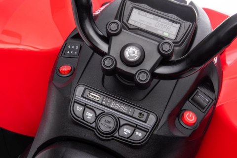 LEAN CARS Quad Na Akumulator CAN-AM Renegate Czerwony