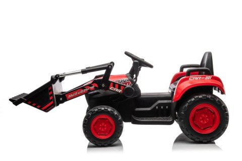 LEAN CARS Traktor Na Akumulator Z łyżką BW-X002A Czerwony