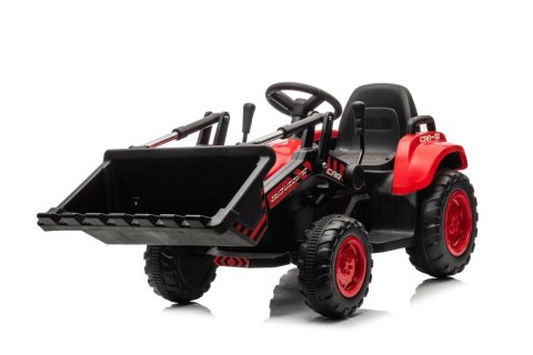 LEAN CARS Traktor Na Akumulator Z łyżką BW-X002A Czerwony