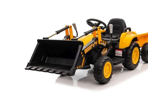 LEAN CARS Traktor Na Akumulator Z łyżką BW-X002A Żółty