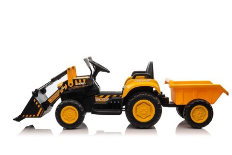 LEAN CARS Traktor Na Akumulator Z łyżką BW-X002A Żółty