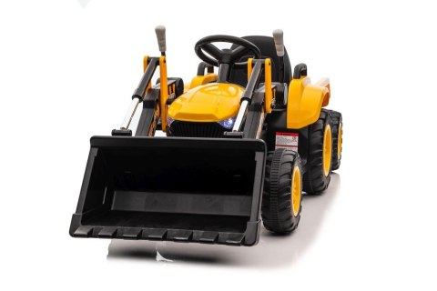 LEAN CARS Traktor Na Akumulator Z łyżką BW-X002A Żółty