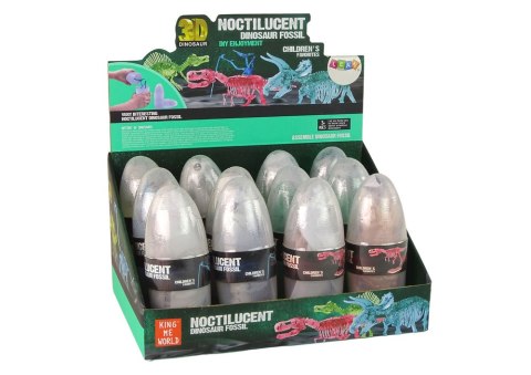 LEAN TOYS Otwierane Jajo Dinozaura Figurka Krystaliczne Losowy Dinozaur