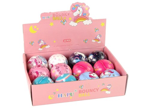 LEAN TOYS Piłeczka Miękka Tęczowa dla Dziecka 8 cm średnicy