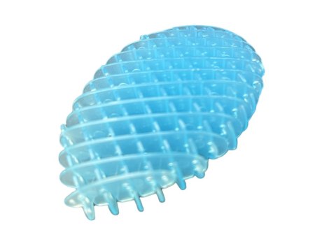 LEAN TOYS Zabawka Fidget Niebieska Przezroczysta Antystresowa Kolorowa Elastyczna 5cm