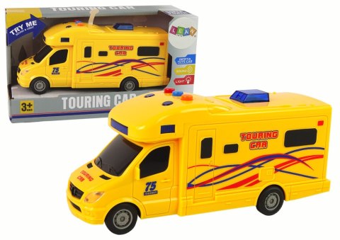 LEAN Toys Auto Camper Wycieczka Napęd Frykcyjny Dźwięk Światła