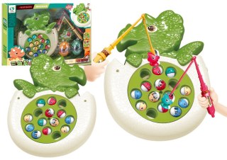 LEAN Toys Gra Łowienie Rybek Wędki Dźwięki Dinozaur