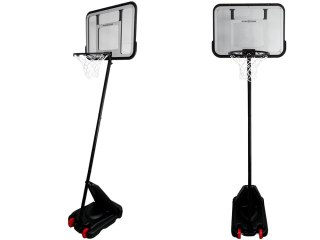 LEAN Toys Kosz Do Koszykówki Kosz Na Kółkach Piłka Ogród Czarny 3 m