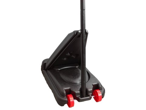 LEAN Toys Kosz Do Koszykówki Kosz Na Kółkach Piłka Ogród Czarny 3 m