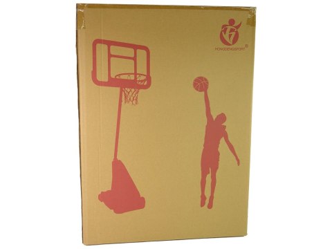 LEAN Toys Kosz Do Koszykówki Kosz Na Kółkach Piłka Ogród Czarny 3 m