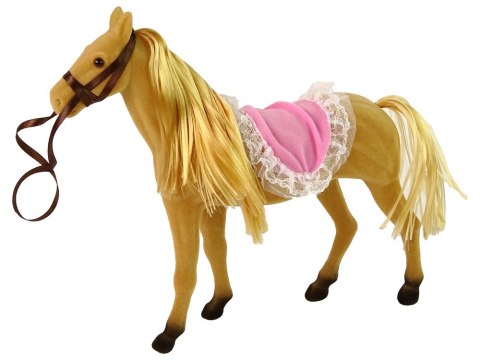 LEAN Toys Lalka Jeździec z Brązowym Kucykiem Figurki