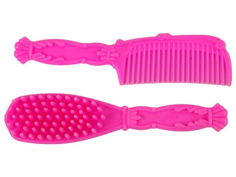 LEAN Toys Lalka Jeździec z Brązowym Kucykiem Figurki