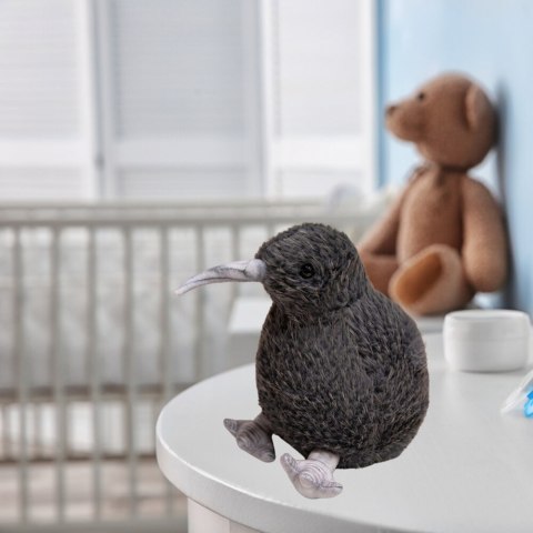 LEAN Toys Pluszowy Ptak Kiwi Pluszak Maskotka Przytulanka Czarny 21cm