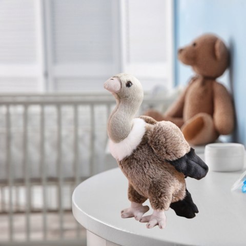 LEAN Toys Pluszowy Sęp Ptak Pluszak Maskotka Przytulanka 25cm