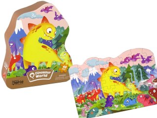 LEAN Toys Puzzle Dinozaur Wulkan 48 Elementów