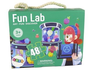 LEAN Toys Puzzle Dla Dzieci Układanka Laboratorium 48 elem.