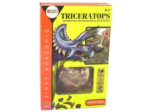 LEAN Toys Zestaw Edukacyjny Wykopaliska Dinozaur Triceratops