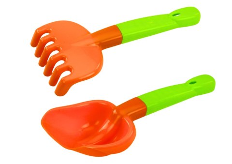 HEMAR Zestaw Do Piasku Wiaderko Młynek Sitko Foremki 9 El Kolorowy