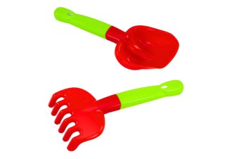 HEMAR Zestaw Zabawek Do Piasku Łopatka Grabie Foremki 6 ele.