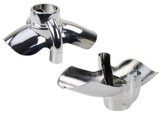 LEAN CARS Plastikowe Błotniki PRO500 Srebrne