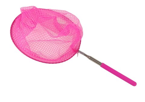 LEAN TOYS Siatka Na Motyle Owady Składana Teleskopowa 85 cm Różowa