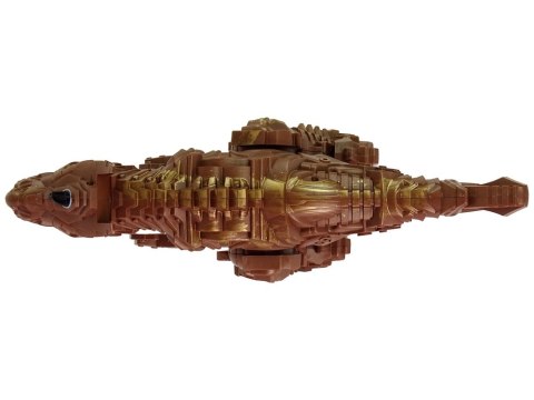 LEAN Toys Dinozaur Zdalnie Sterowany Zieje Para Wodna Projektor Brązowy