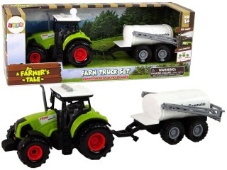 LEAN Toys Traktor dla Dzieci z Przyczepką Autko Farma