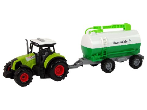 LEAN Toys Traktor dla Dzieci z Przyczepką Cysterna Autko Farma
