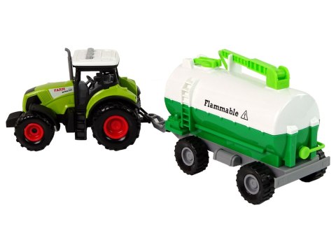 LEAN Toys Traktor dla Dzieci z Przyczepką Cysterna Autko Farma