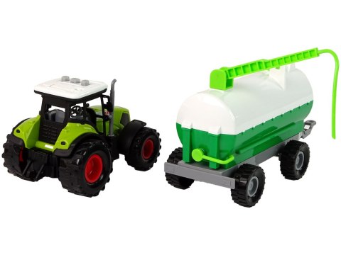 LEAN Toys Traktor dla Dzieci z Przyczepką Cysterna Autko Farma