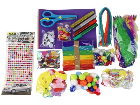 LEAN Toys Zestaw Artystyczny Kreatywny Plastyczny W Słoiku DIY