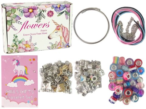 LEAN Toys Zestaw Do Robienia Bransoletek DIY 90 Koralików