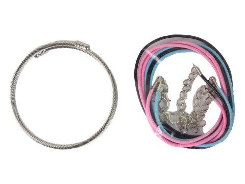 LEAN Toys Zestaw Do Robienia Bransoletek DIY 90 Koralików