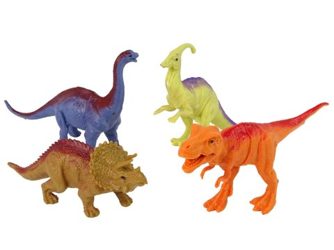LEAN Toys Zestaw Figurek Dinozaurów z Akcesoriami 15 Sztuk