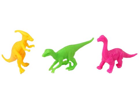 LEAN Toys Zestaw Figurek Dinozaurów z Akcesoriami 15 Sztuk