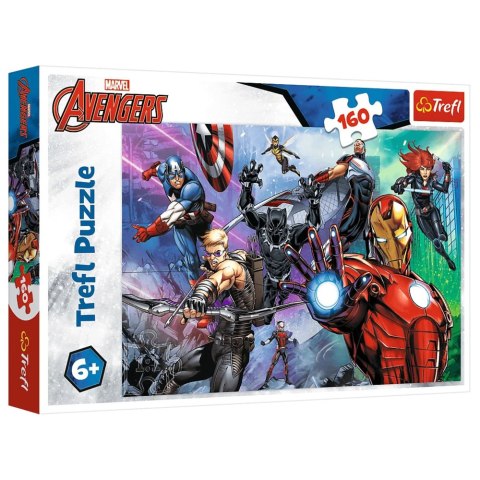 Trefl Puzzle Puzzle - 160 - Marvel Avengers - Zawsze Gotowi Bohaterowie - Trefl 15424