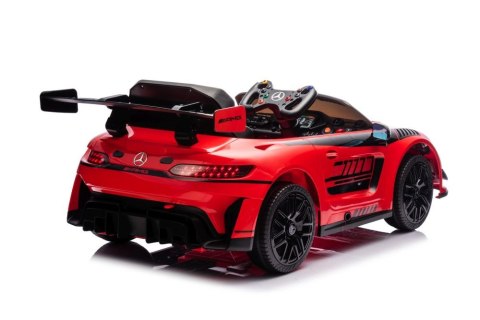 LEAN CARS Auto Na Akumulator Mercedes AMG GT3 Czerwony