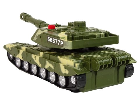 LEAN Toys Czołg Militarny Napęd Frykcyjny Dźwięk Światła