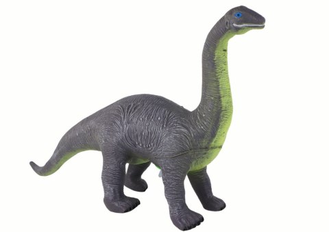 LEAN Toys Duża Figurka Dinozaur Brachiozaur Dźwięk 33 cm Szary