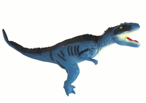 LEAN Toys Duża Figurka Dinozaur Tyranozaur Dźwięk 41 cm Niebieski lub Pomarańczowy