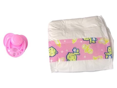 LEAN Toys Lalka Bobas Niemowlak Akcesoria Dla Dzieci Smoczek