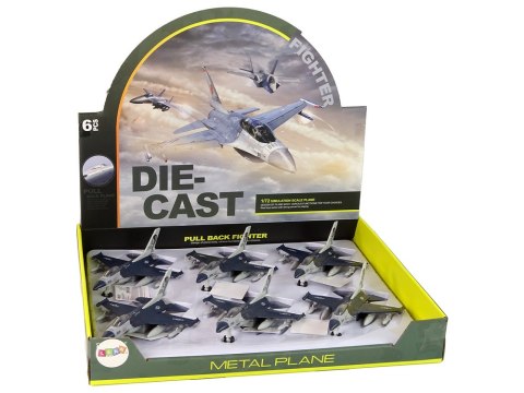 LEAN Toys Samolot Napęd Frykcyjny Światła Dźwięki 1:72 Granatowy