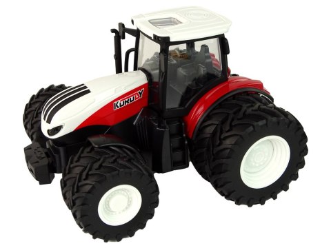 LEAN Toys Traktor Zdalnie Sterowany z Przyczepą 1:24 Czerwony Zielony